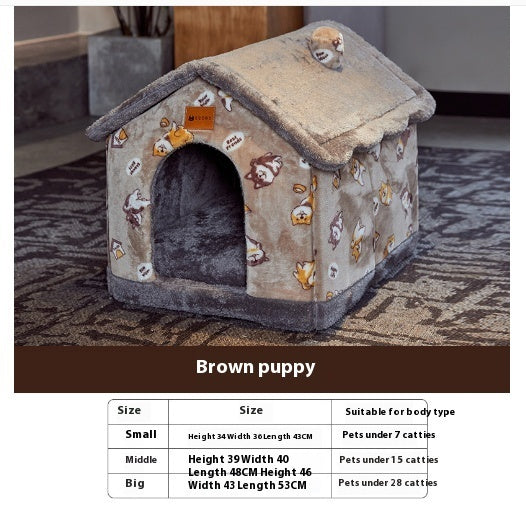 Warm Winter Kennel Cave