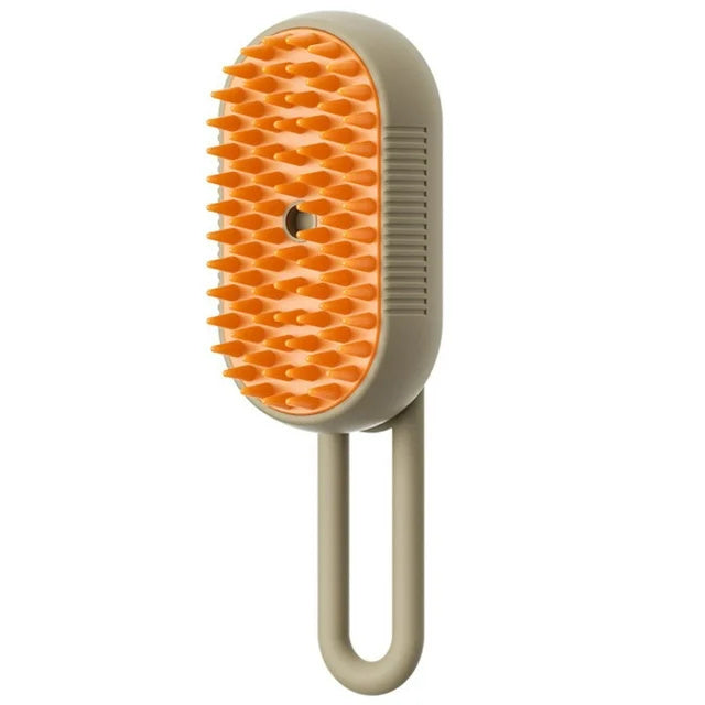 3-in-1 Electric Steam Pet Grooming Brush  