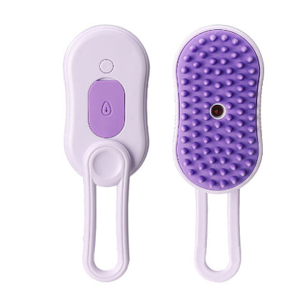 3-in-1 Electric Steam Pet Grooming Brush  