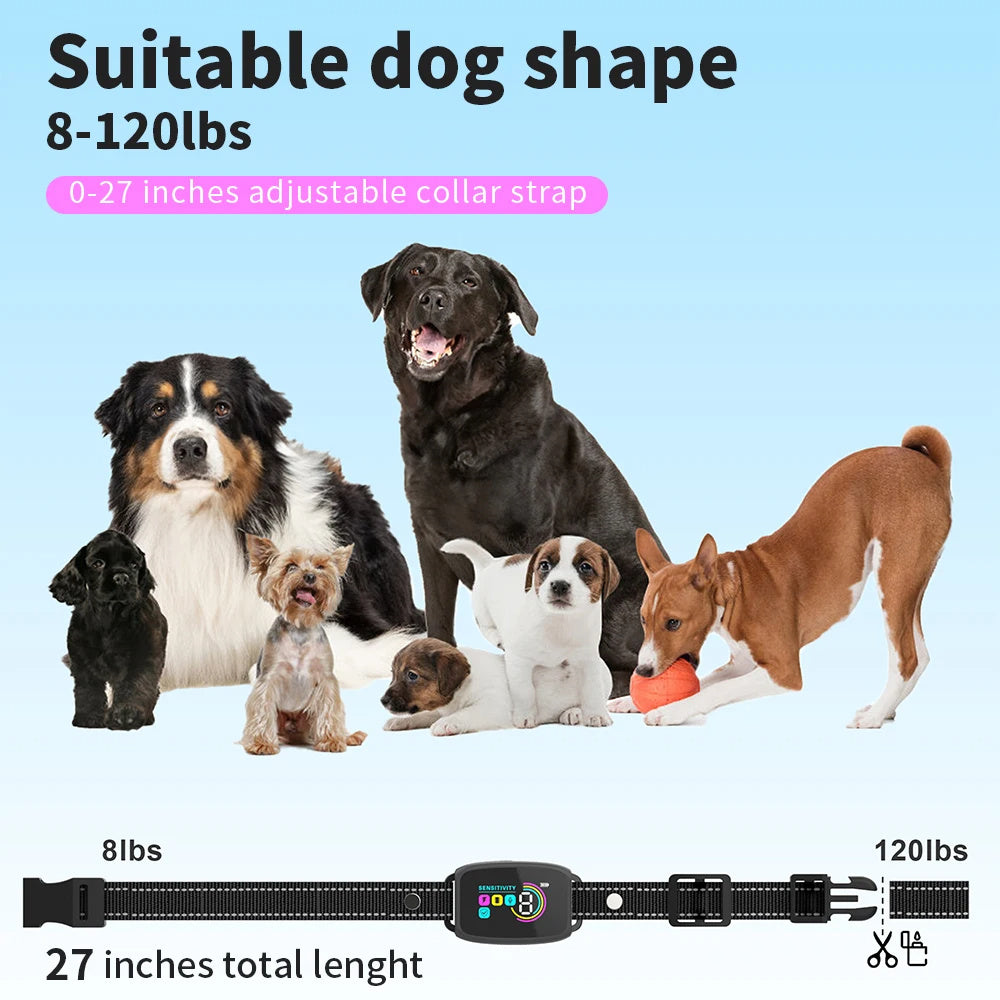 Smart Rechargeable Anti Barking Dog Collar
