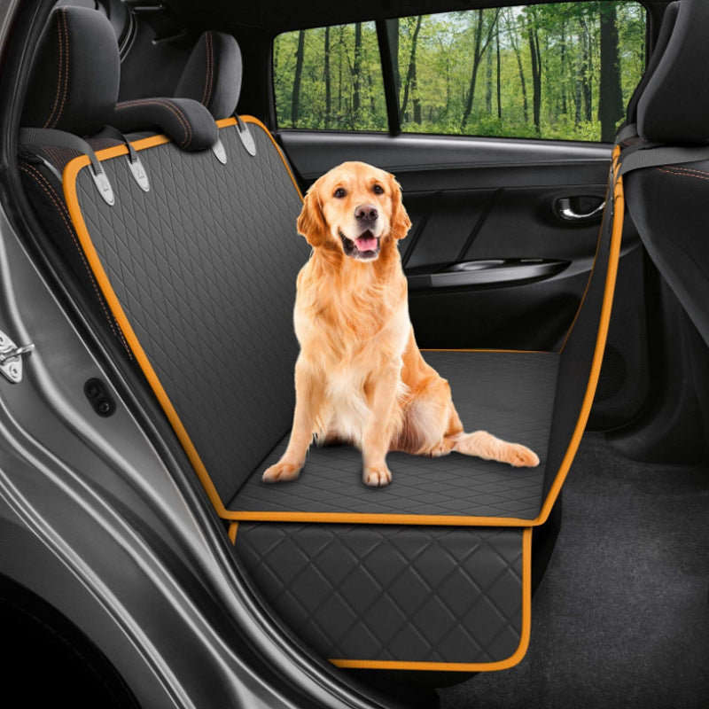 Dog Car Seat Cover with Mesh View Window 