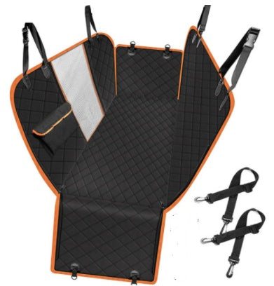 Dog Car Seat Cover with Mesh View Window 