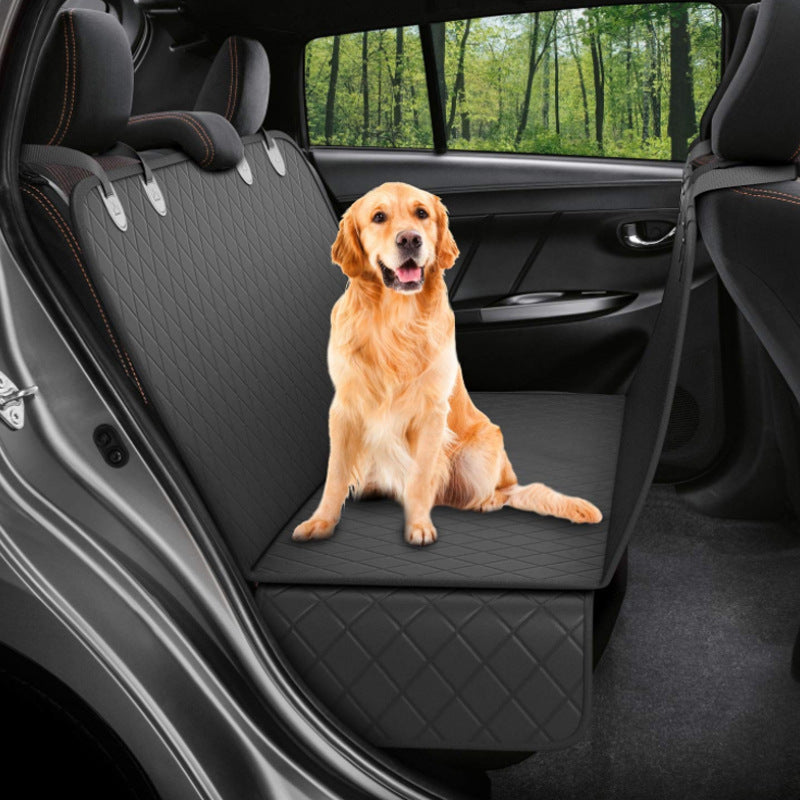 Dog Car Seat Cover with Mesh View Window 