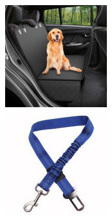 Dog Car Seat Cover with Mesh View Window 