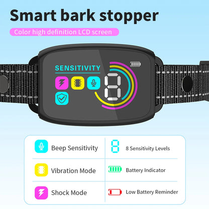 Smart Rechargeable Anti Barking Dog Collar